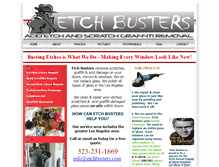 Tablet Screenshot of etchbusters.com